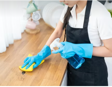 Surface Dusting and Table Cleaning